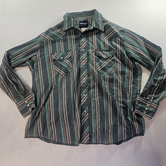 Wrangler Other - Wrangler Western Snap Shirt 1X Big